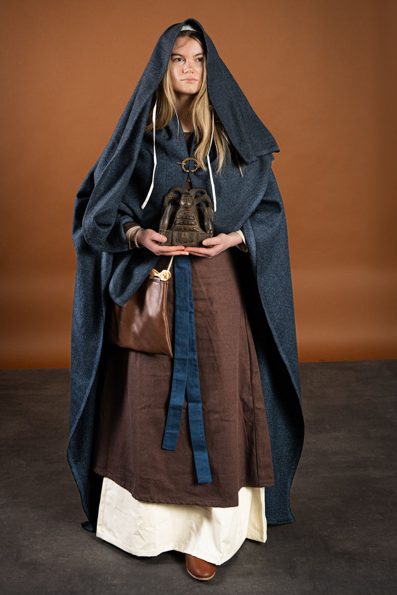 Viking jurk Lenora, bruin