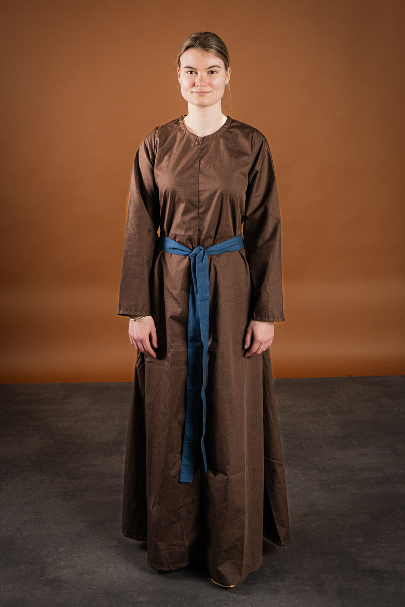Viking jurk Lenora, bruin