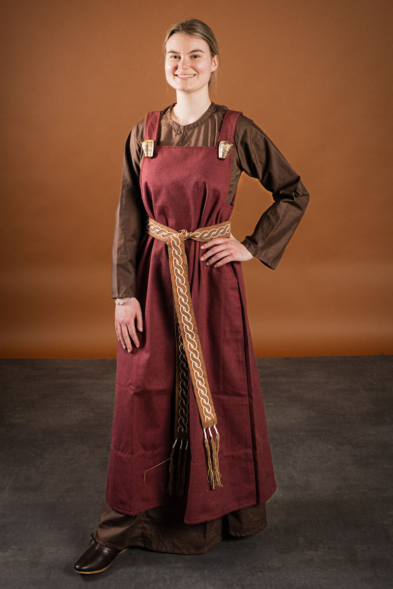 Viking jurk Lenora, bruin