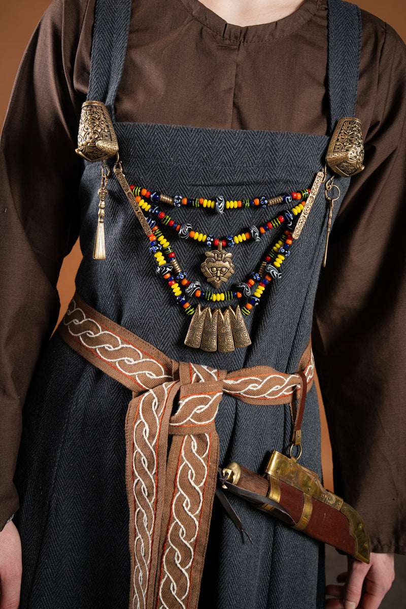 Viking hangeroc Frida vissegraat, donkergrijs