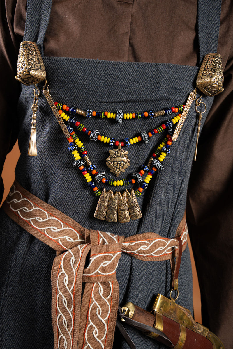 Animal head tortoise brooch Gotland, bronze