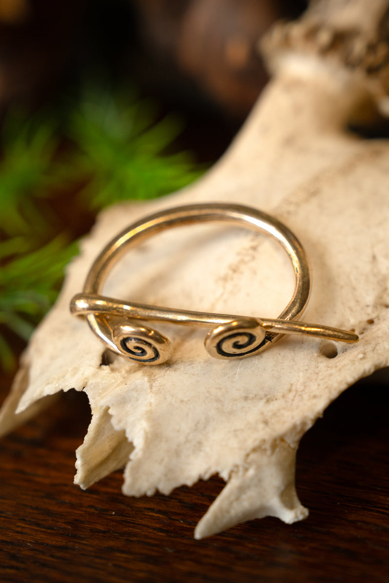 Kleine ringfibula Birka, brons