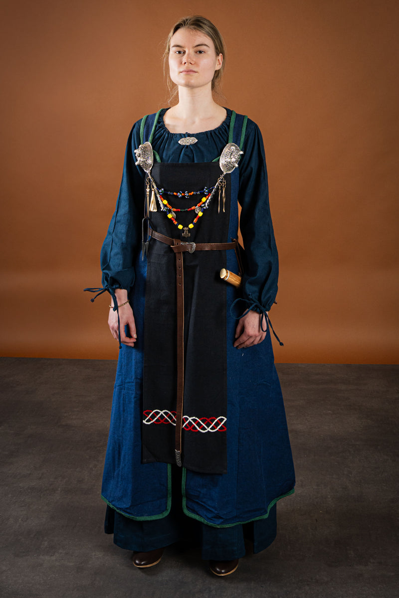 Matilda chemise medieval, combinación, azul 