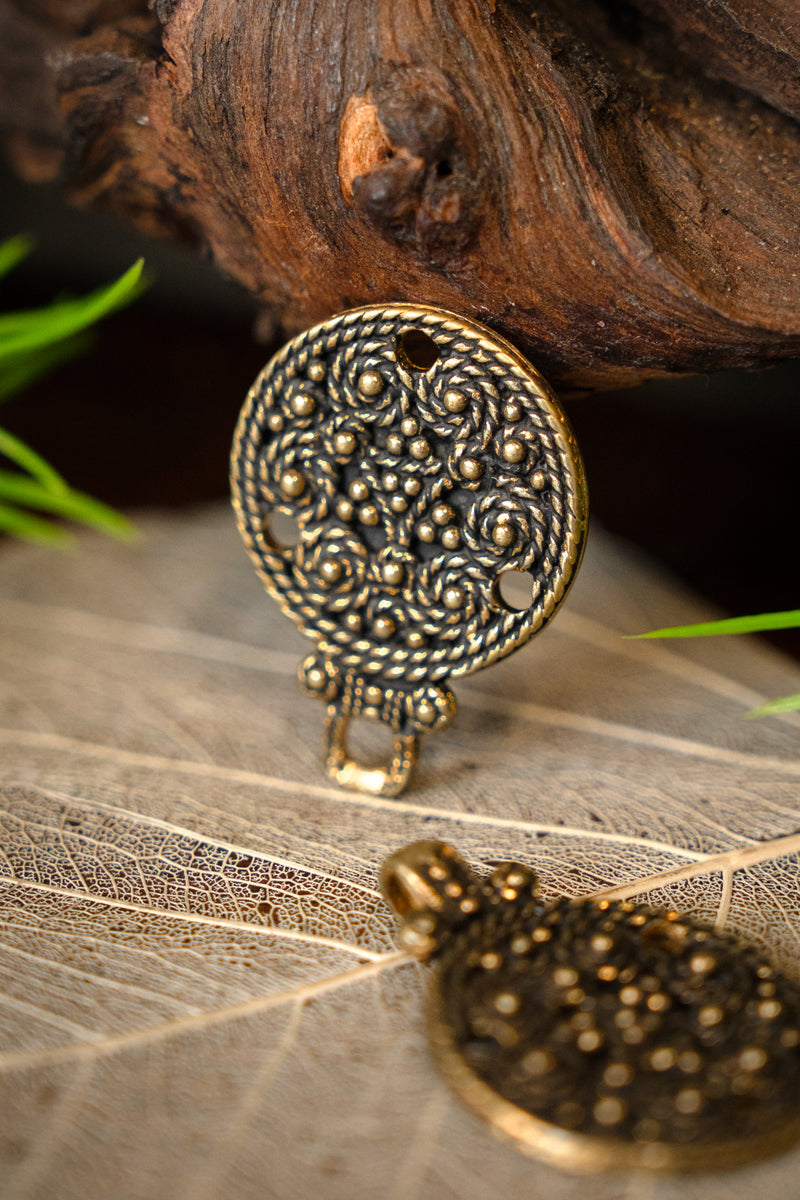 Viking mantelsluiting Birka, brons