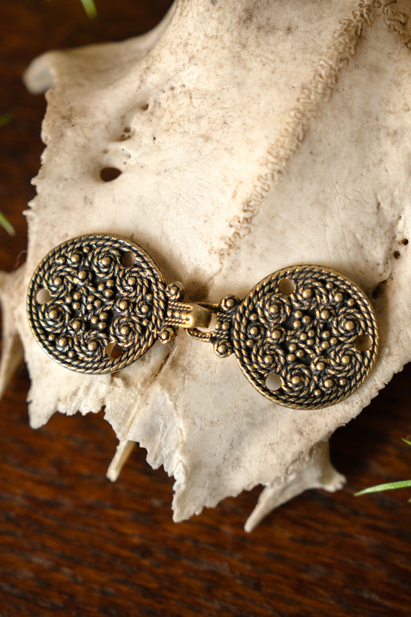 Viking mantelsluiting Birka, brons