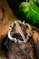 Middeleeuwse broche Eva van Reims, verzilverd brons