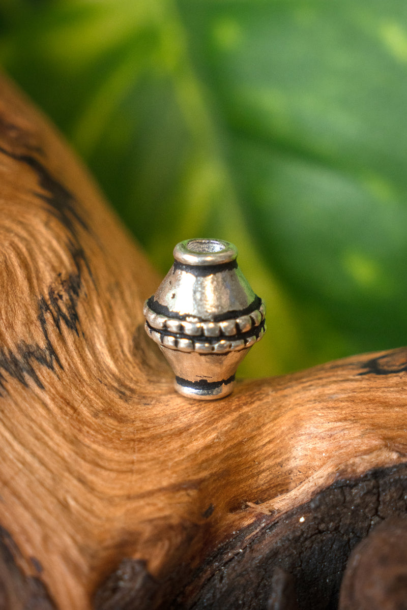 Vikingeskægperle Ingmar, forsølvet bronze 