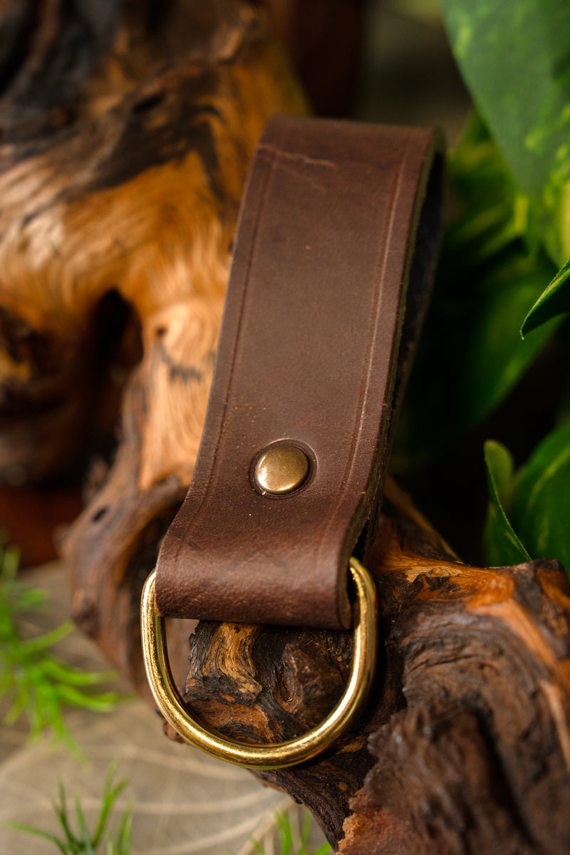 Riemhouder voor accessoires, bruin