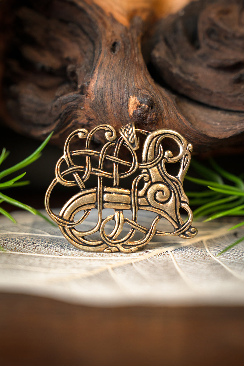 Vikingsmykke Lindholm Hoeje, bronze 