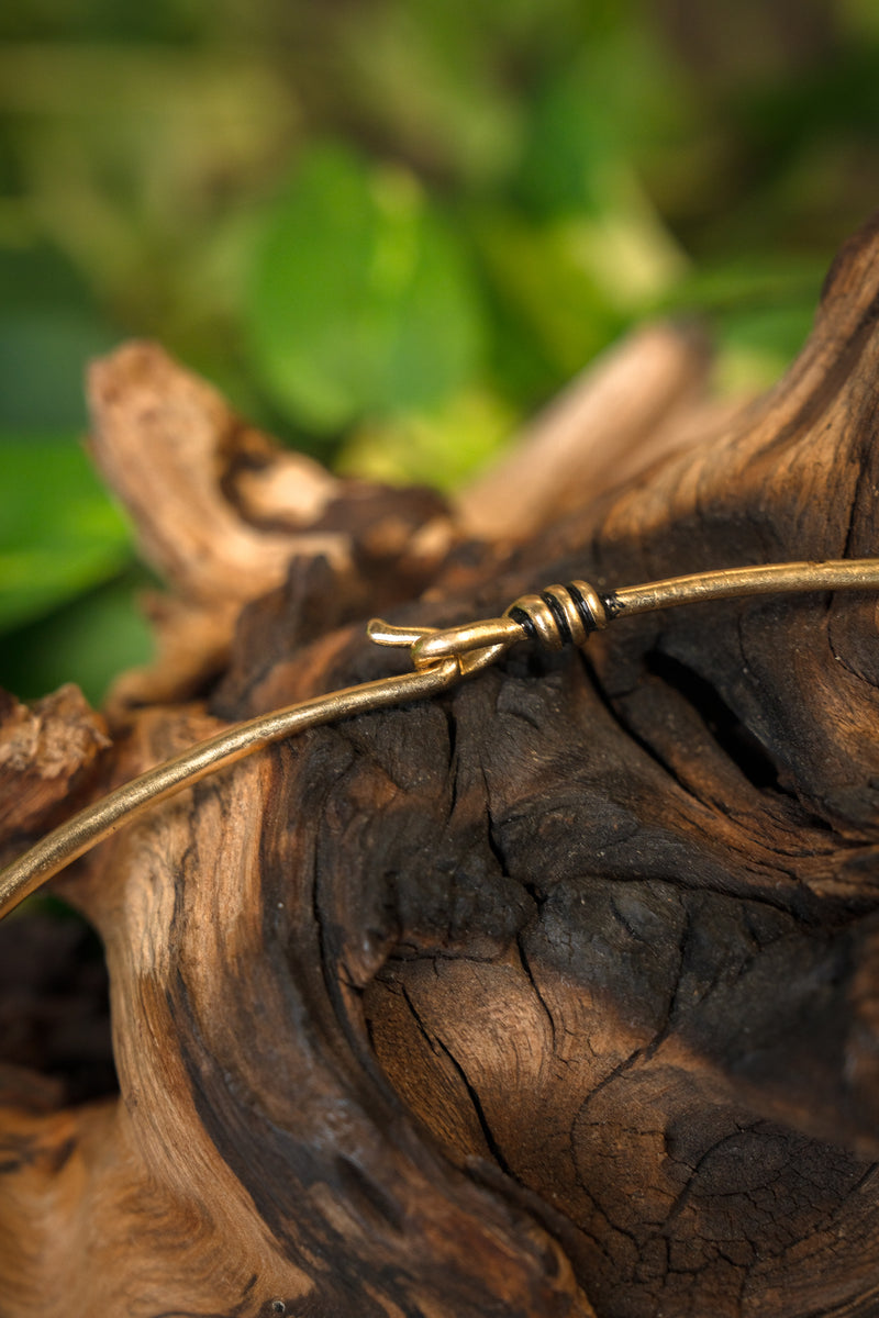 Vikingo torque Huscarl, bronce 