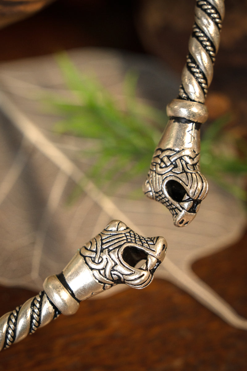 Vikingtorc Oseberg, forsølvet bronze bronze 