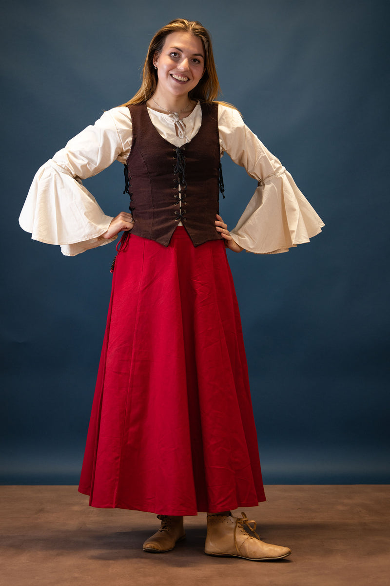 Corpetto Marian, marrone 