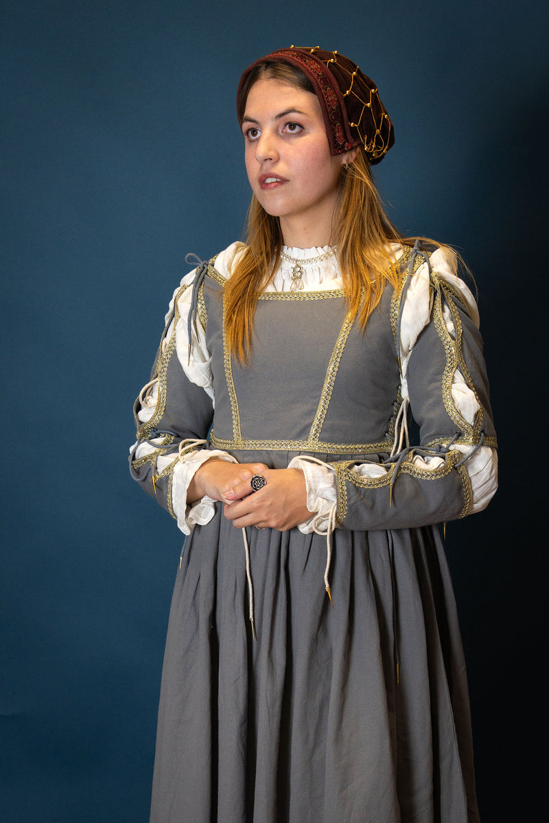 Gamurra italiana, fine XV secolo, grigio 