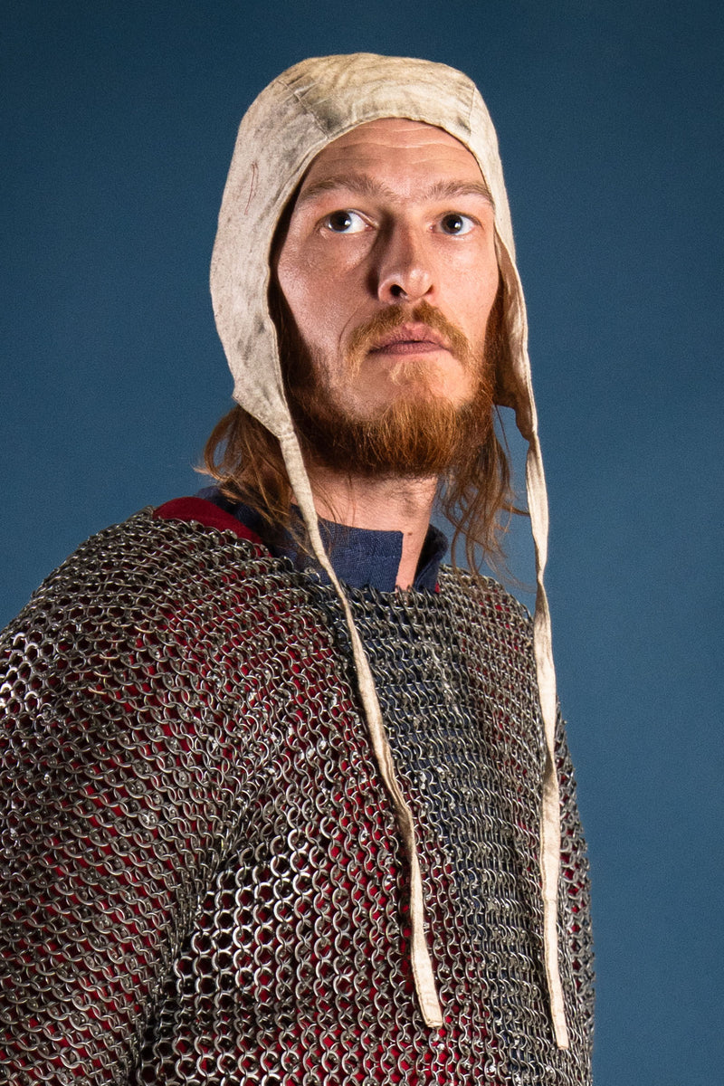 Capuchon médiéval Jasper, crème 