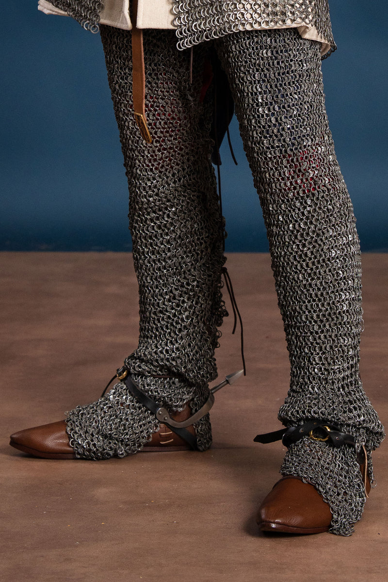 Brynjehoser, flade ringe-kileformede nitter, 8 mm 