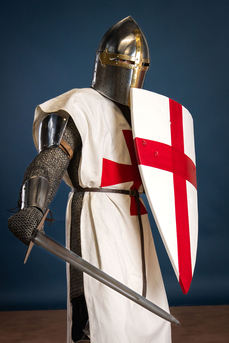 scudo Cavalieri templari in legno 