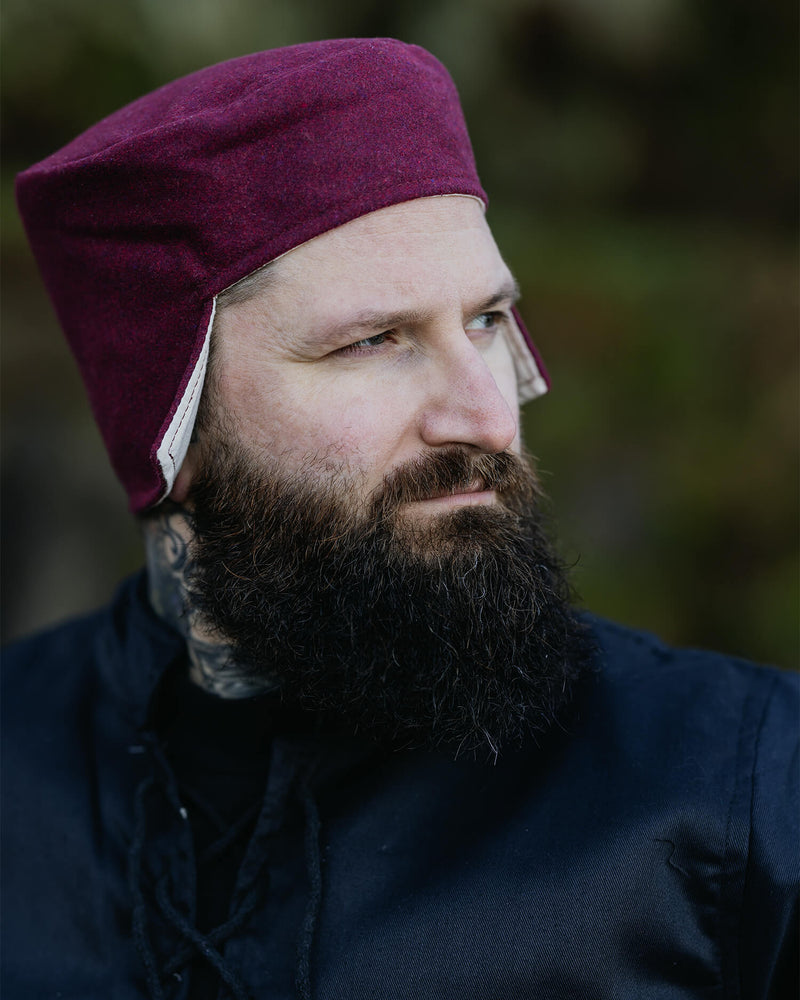 Renaissance muts Rafael, wolmix, rood