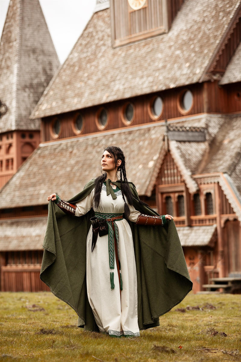 Cloak Milisant, green