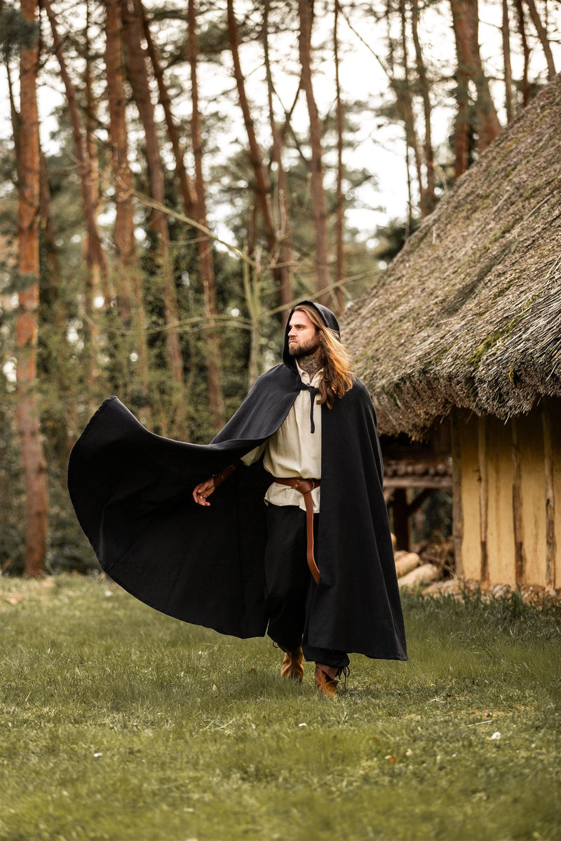 Mantel Milisant, zwart