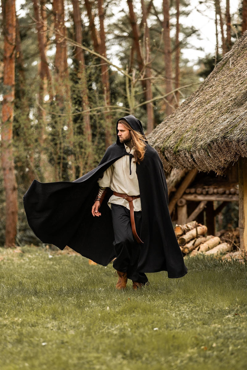 Mantel Milisant, schwarz