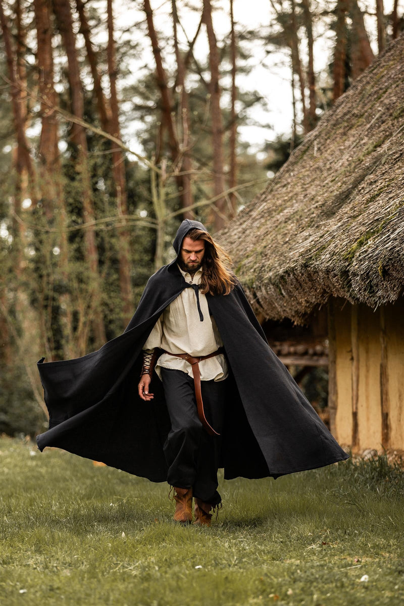 Mantel Milisant, zwart