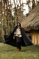 Mantel Milisant, schwarz