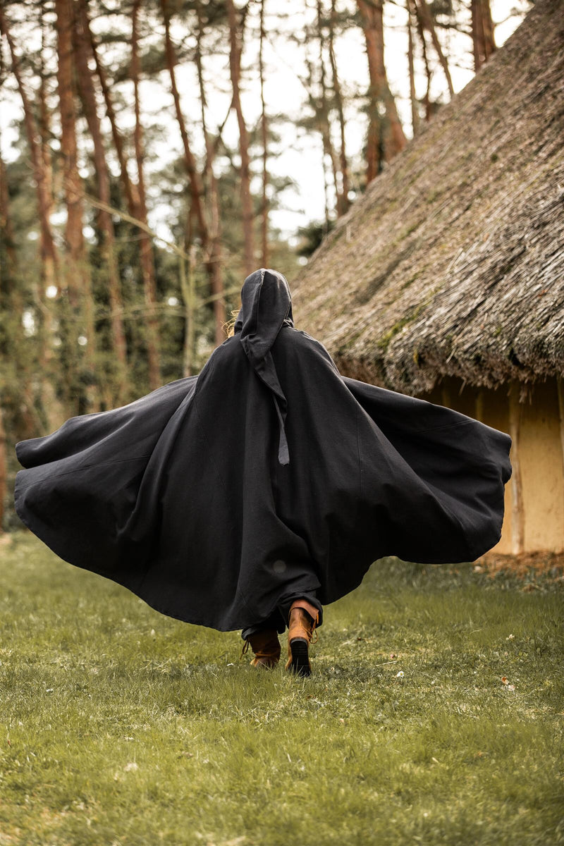 Mantel Milisant, schwarz