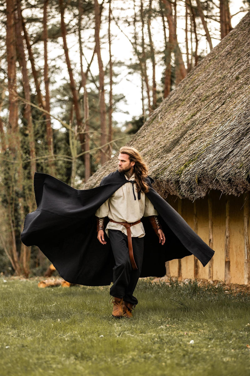 Mantel Milisant, schwarz