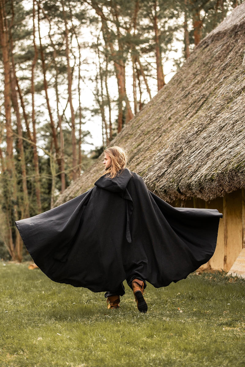 Mantel Milisant, schwarz