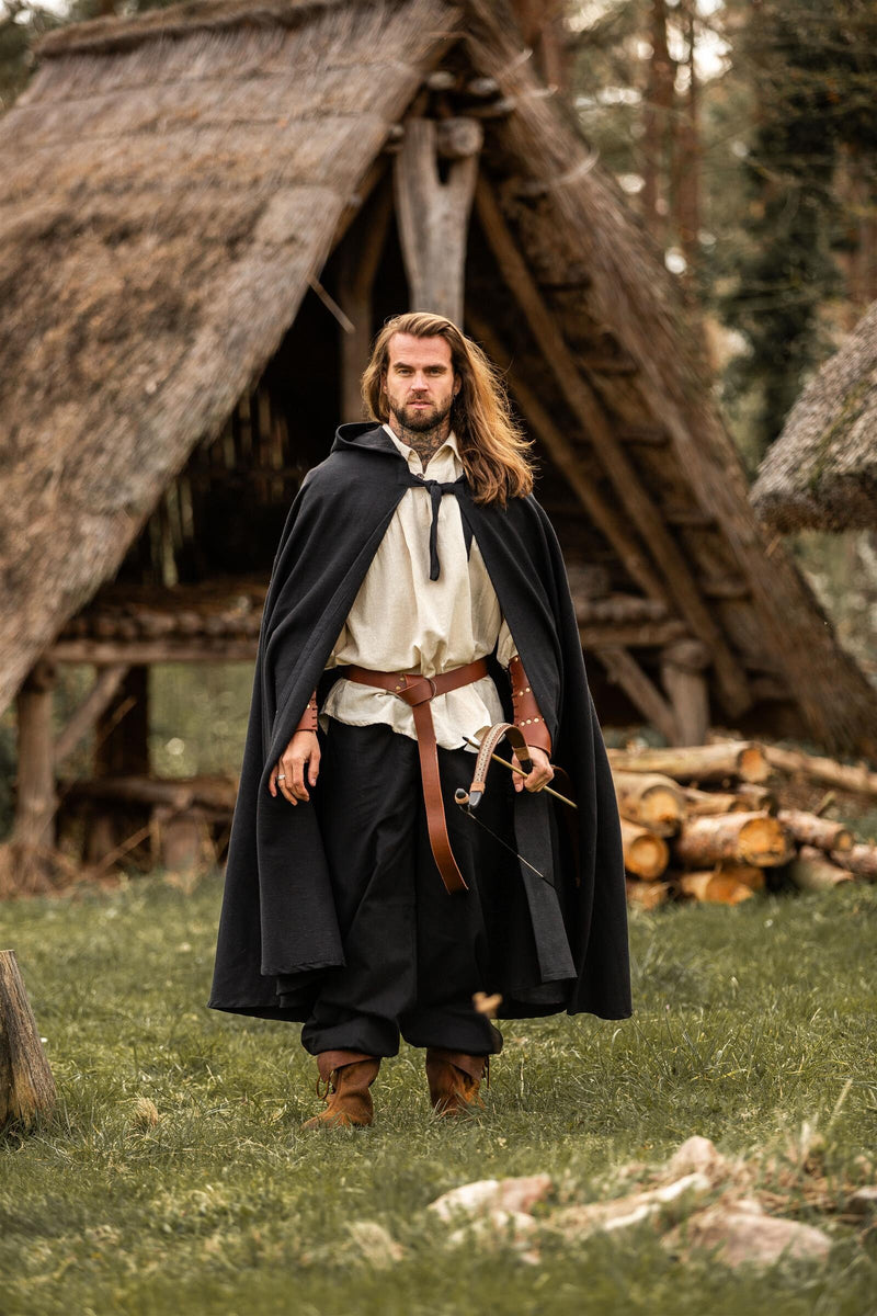 Mantel Milisant, schwarz