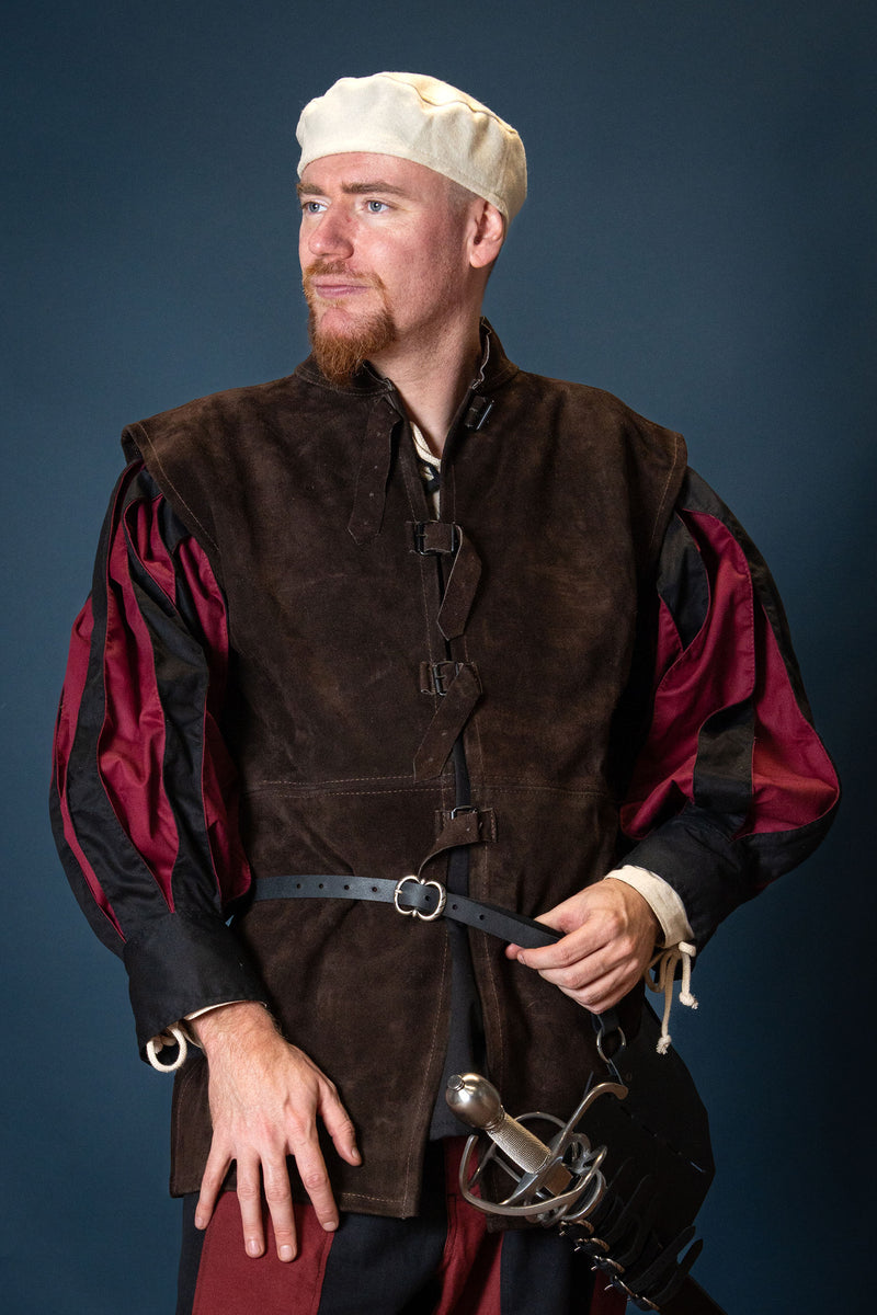 National Servant Shirt Tom, sort/rød