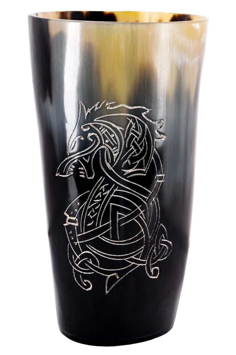 Hoorn drinkbeker Fenrir, 100-200 ml