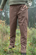 Pantaloni Kergon, marrone 