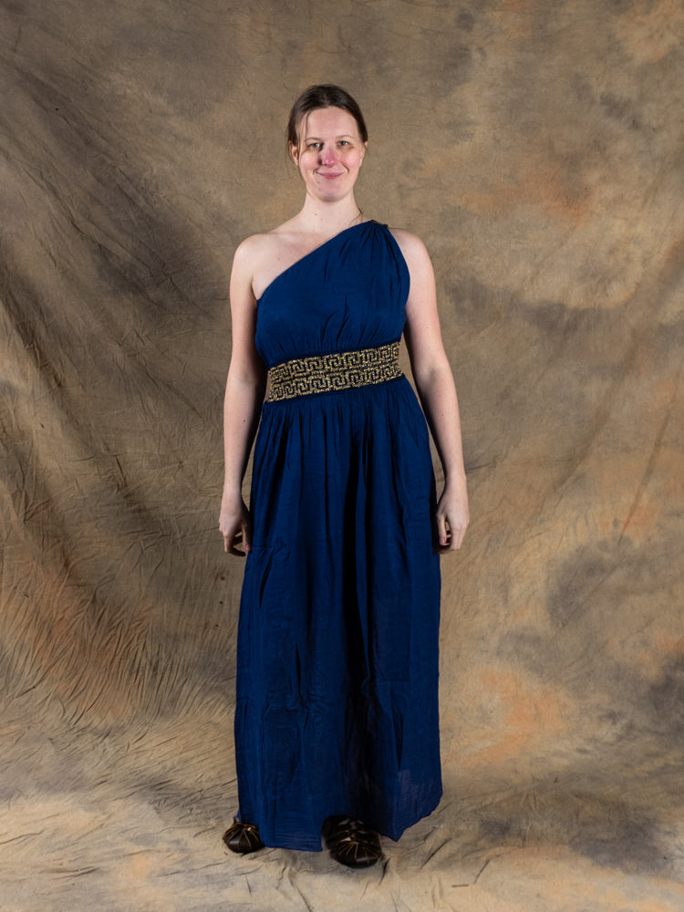 Godinnen Jurk Gaia, blauw