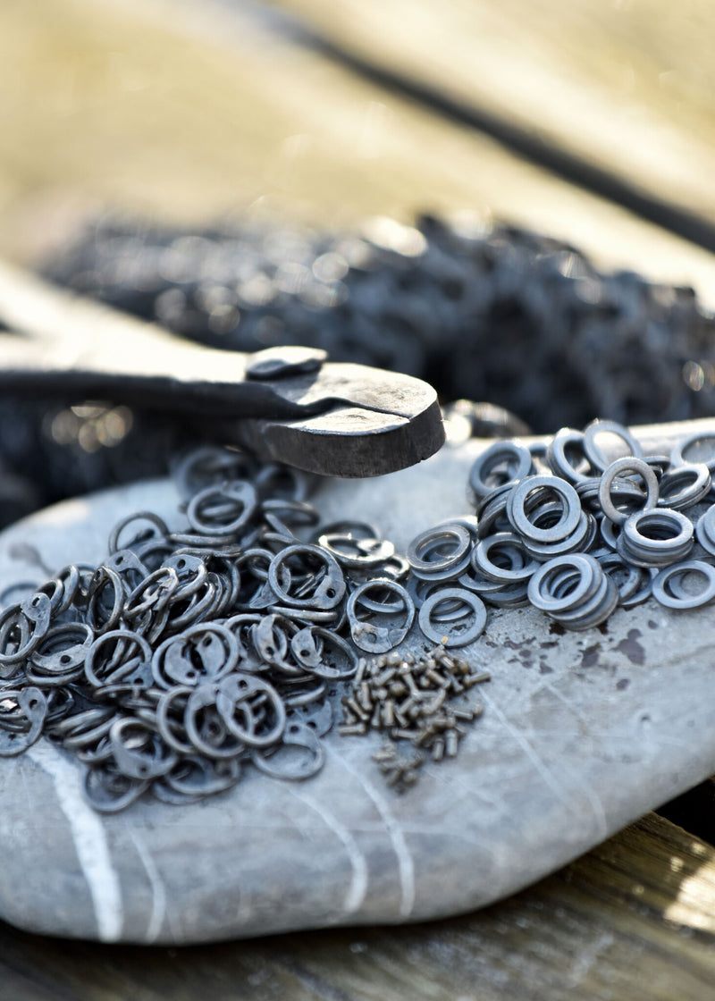 1 kg maliënringen, gemixt, 6 mm