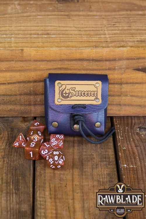 Dice bag met set dobbelstenen Sorcerer