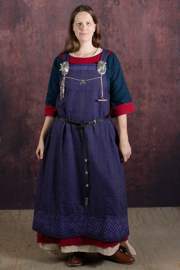 Hangeroc Alva vissegraatmotief lila