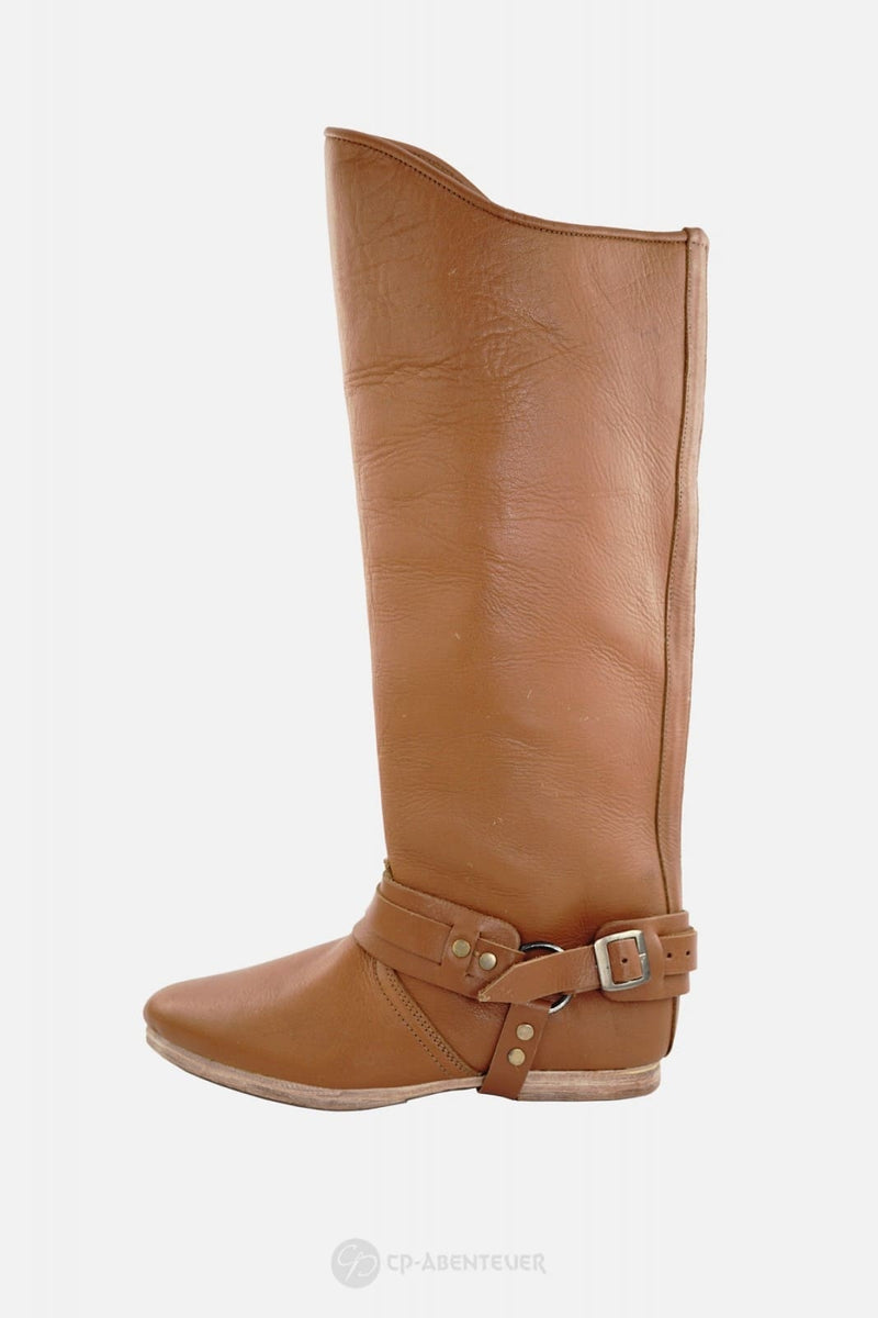 Musktierslaarzen Heroldus, middeleeuws, bruin