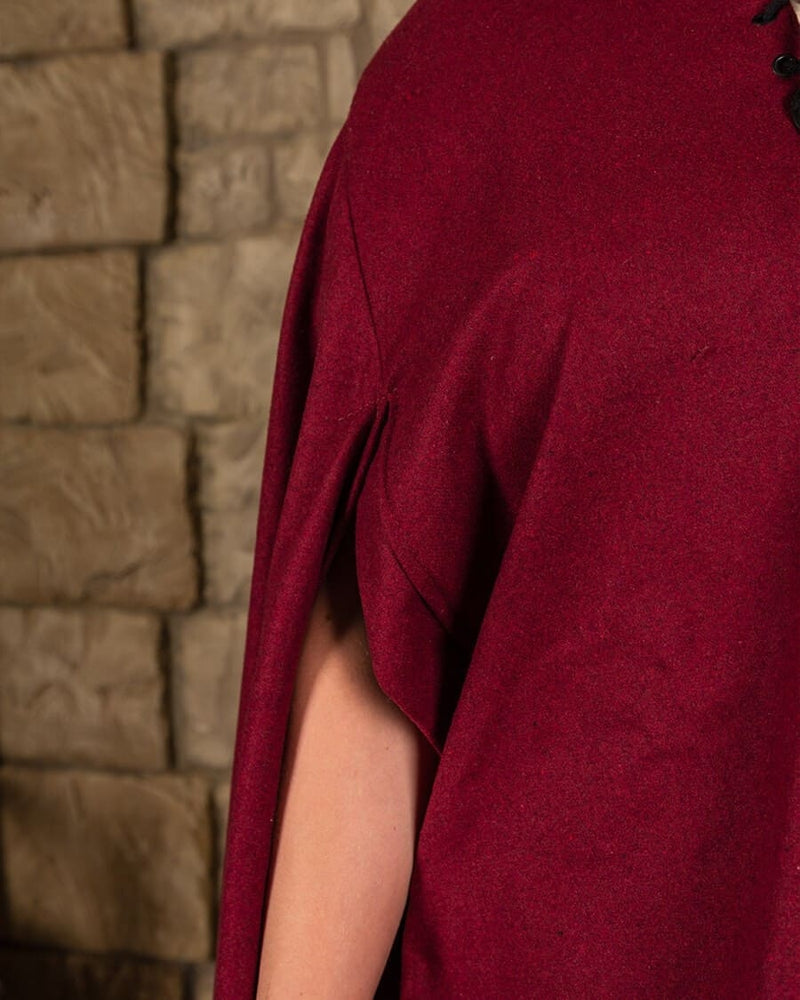 Gardecorp, Reisemantel Raven, Wollmischung, rot 