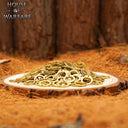 70 g messing maliënkolderringen, platte ringen, ronde klinknagels, 8 mm