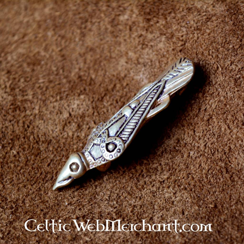 Fibula ptaków Uppåkra, brązowy 