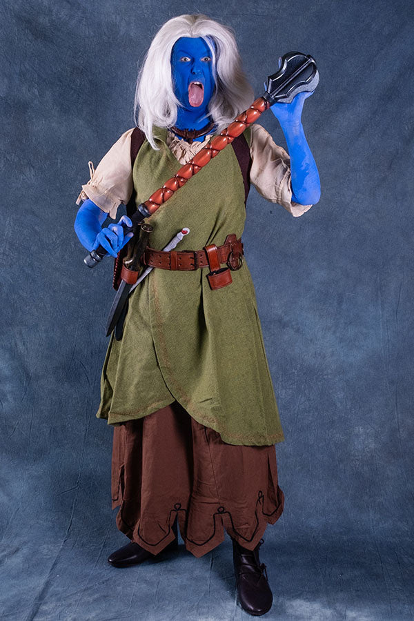 Wrap dress Dala, linden green