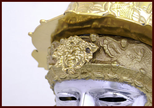 Romersk sportshjelm med larva-maske, 1,3 mm 