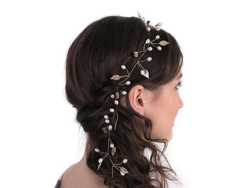 Diadème avec feuilles 