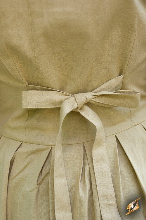 Middeleeuwse kirtle Elaine, beige