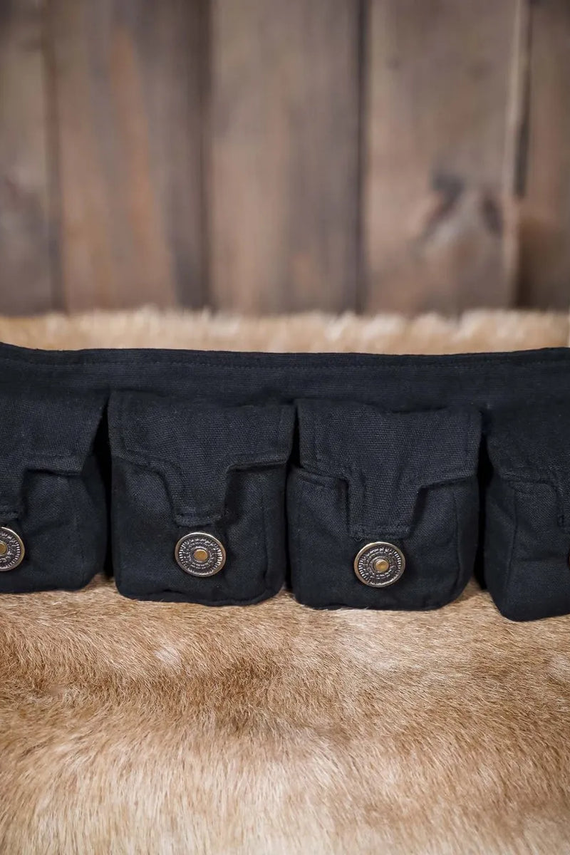 Avonturierstas Eldric, zwart