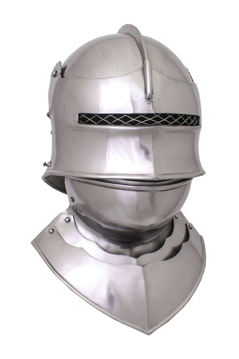 Gotische sallet (Metropolitan Museum of Art), 2 mm (battle-ready)