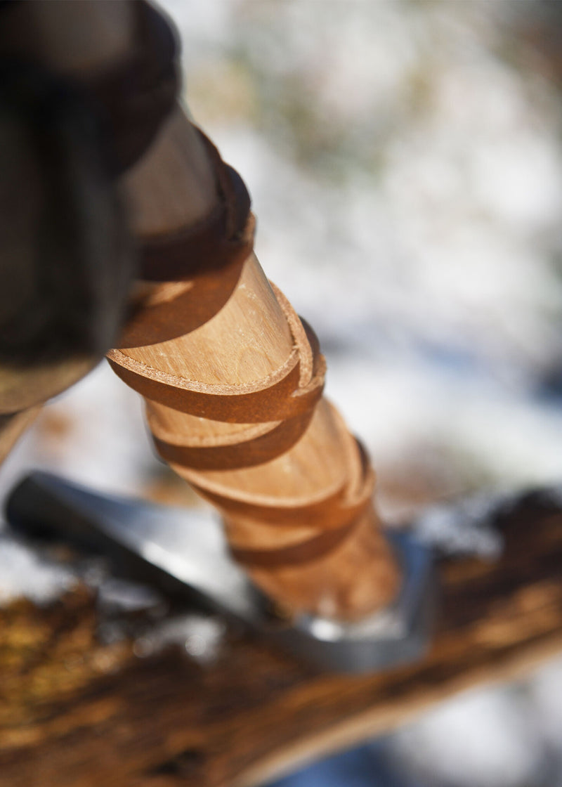 Viking bijl, type G, gegraveerd, semi-scherp