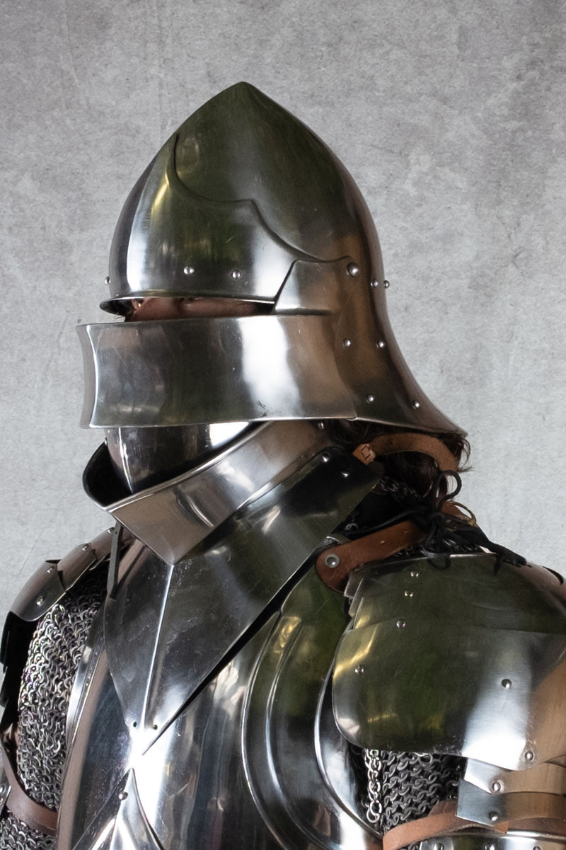 Coventry sallet, 2 mm (battle-ready)