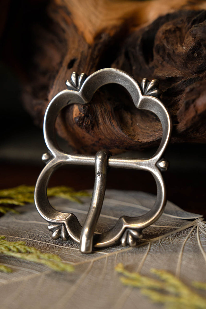 Renaissancegesp 15de-16de eeuw, verzilverd brons